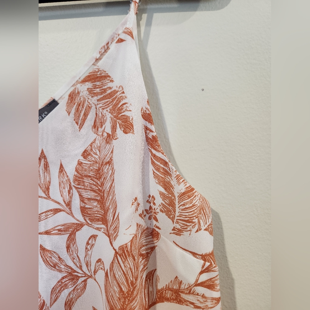 Primark Tropical Print Camisole in White and Orange - Picture 3 of 4